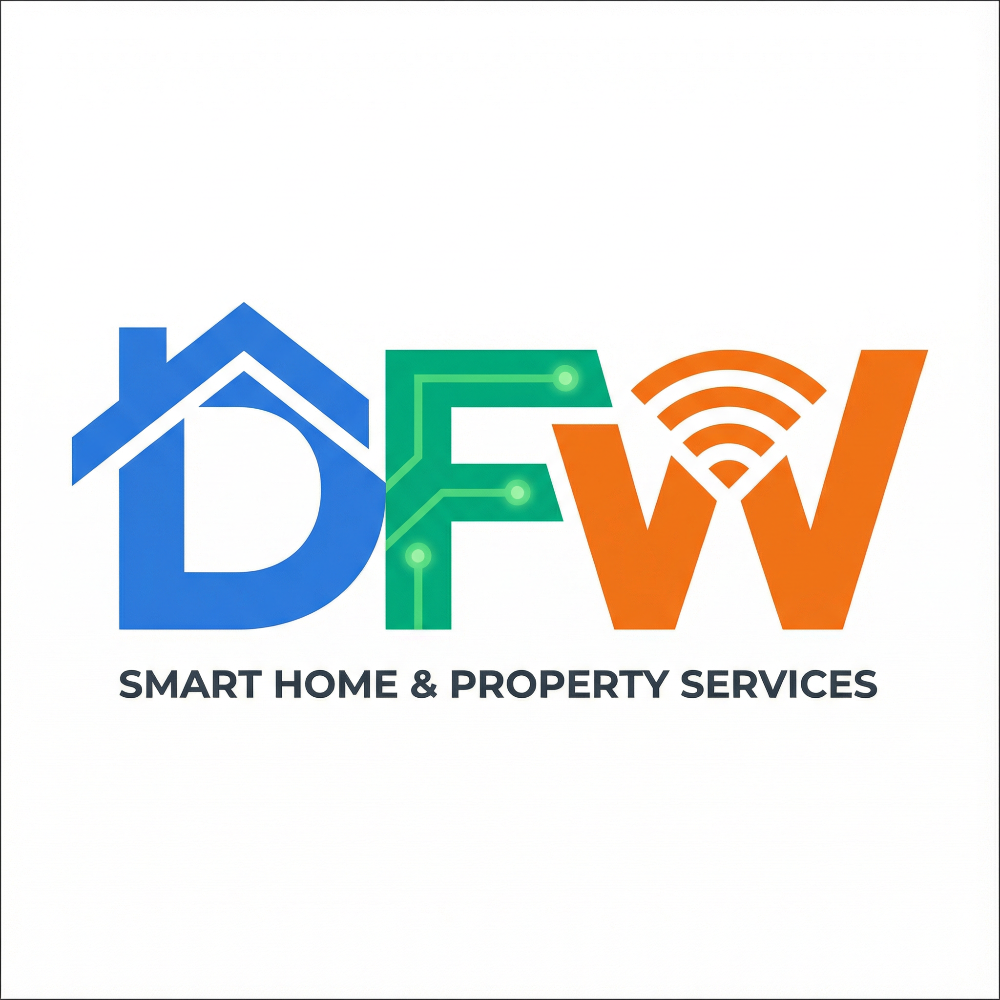 DFW Smart Home & Property Services Logo